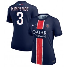 Paris Saint-Germain Presnel Kimpembe #3 Hemmatröja Dam 2024-25 Korta ärmar